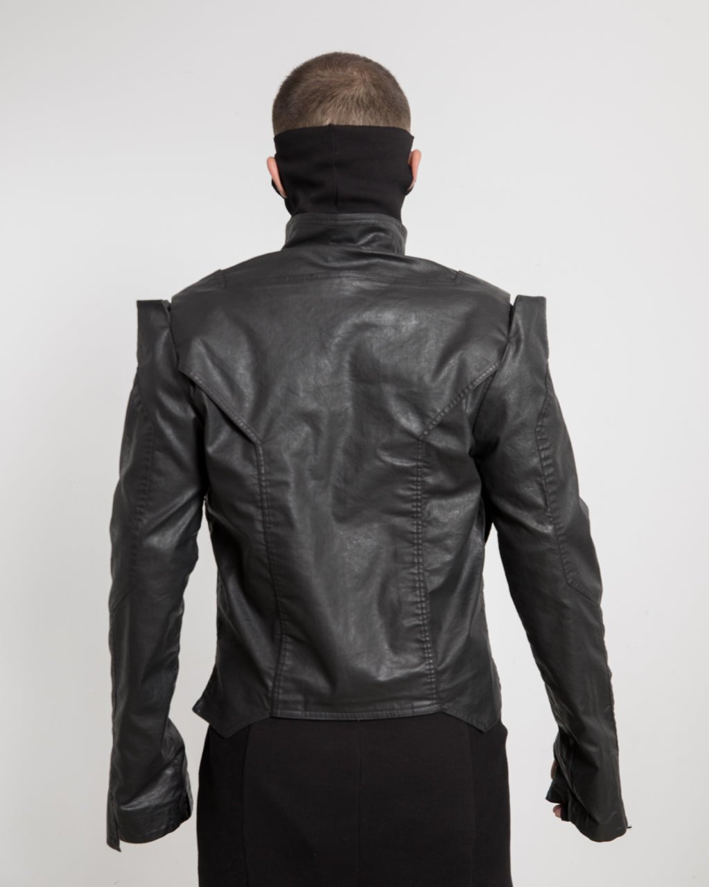 Men High Shoulder V Jacket - Avant Gardist