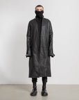 Men Painted Long Jacket - Avant Gardist