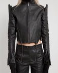 Women High Shoulder V Jacket - Avant Gardist
