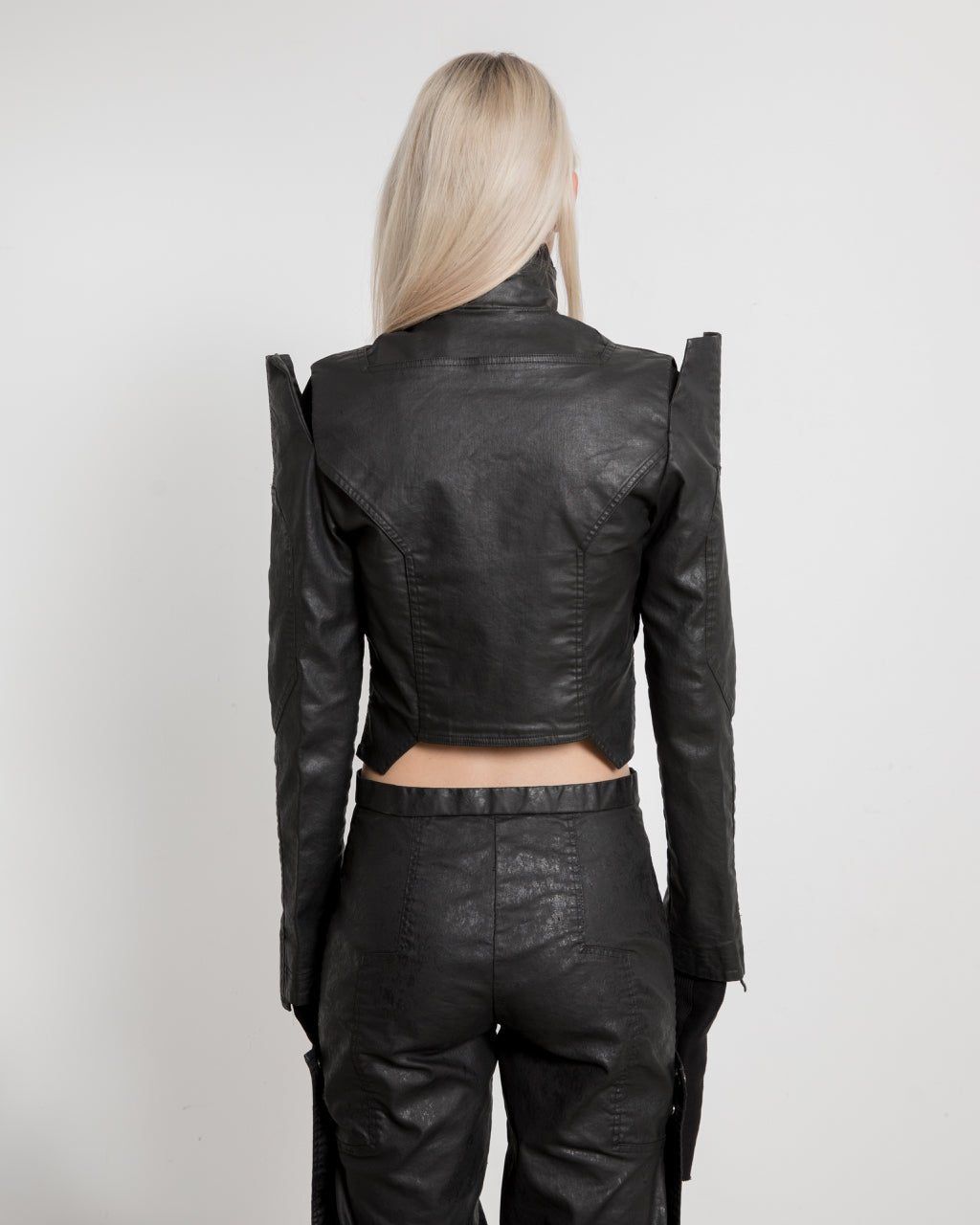 Women High Shoulder V Jacket - Avant Gardist