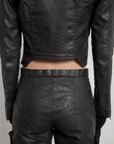 Women High Shoulder V Jacket - Avant Gardist