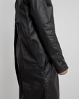 Denim Geometric Long Jacket - Avant Gardist