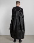 Denim Geometric Long Jacket - Avant Gardist