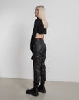 Women Denim Zipped Pants - Avant Gardist
