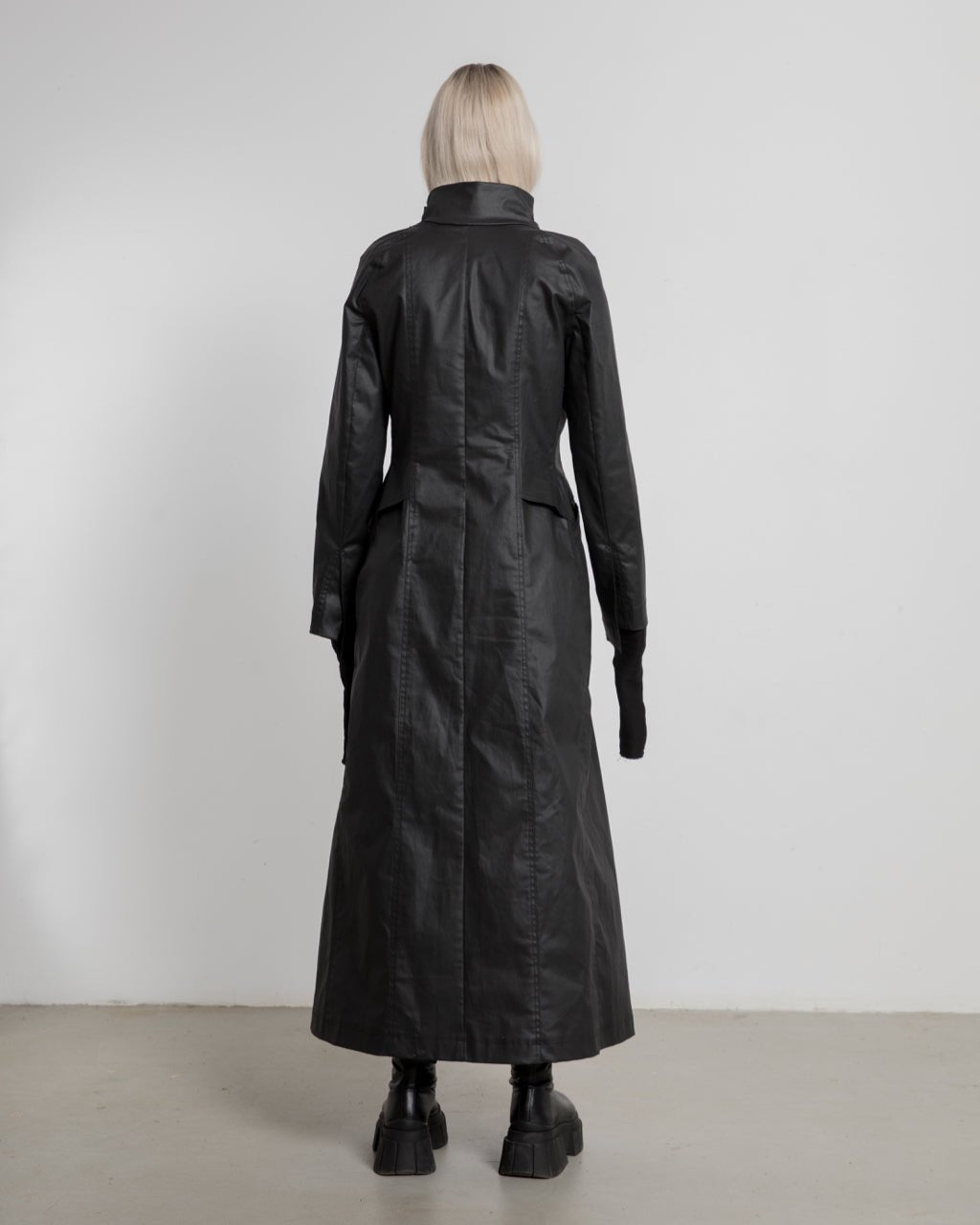 Denim Double Zipped Long Jacket - Avant Gardist