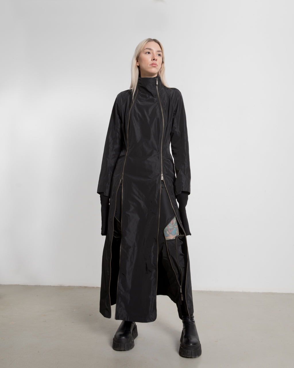 RPES Double Zipped Long Jacket - Avant Gardist