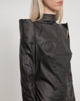 Denim High Shoulder Dress - Avant Gardist