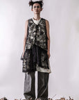 Asymmetric Lace Vest