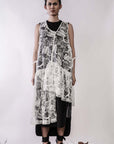 Asymmetric Lace Vest