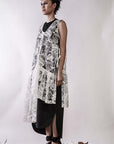 Asymmetric Lace Vest