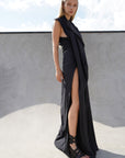 COWL NECK ADJUSTABLE DRESS
