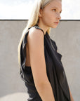 COWL NECK ADJUSTABLE DRESS