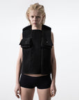 ILLUSION  2-way transforming piece: top / bag
