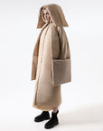 SAMPLE 5-way transforming piece: coat / jumpsuit