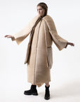 SAMPLE 5-way transforming piece: coat / jumpsuit