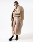 SAMPLE 5-way transforming piece: coat / jumpsuit