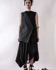 Double Layered Sleeveless Top - Avant Gardist