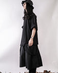 Dropped hem T-shirt