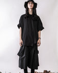 Dropped hem T-shirt