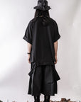 Dropped hem T-shirt