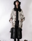Handmade Botanical Print Oversize Kimono Jacket