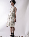 Handmade Botanical Print Sleeveless Top