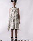Handmade Botanical Print Sleeveless Top