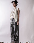 Handmade Botanical Print BP Vest Jacket