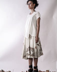 Handmade Botanical Print Skirt