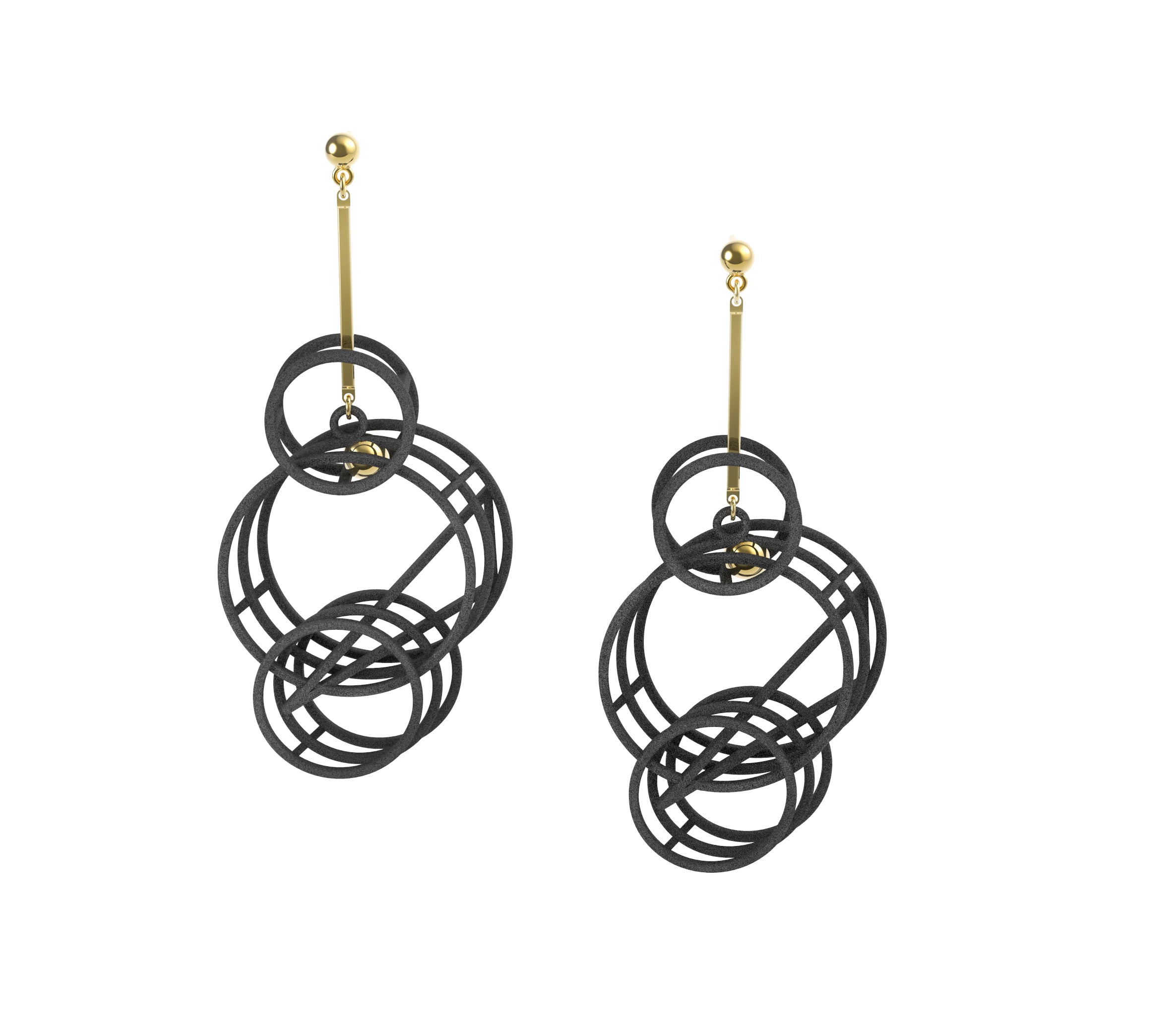 Infinity Art Series - Layered Circle-O-Circle Earrings - Avant Gardist
