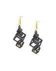 Infinity Art Series - Movable ball in boxes earrings