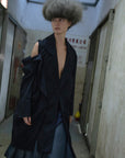 Coat - Long Coat Drop Sleeve