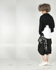 Jacket - Asymmetric Length with Ruffles