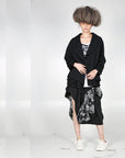 Jacket - Asymmetric Length with Ruffles