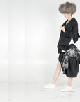 Jacket - Asymmetric Length with Ruffles