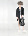 Jacket - Asymmetric Length with Ruffles