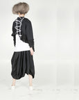 Jacket - Asymmetric Length with Ruffles