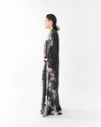 SOUND-WAVE PRINTS LONG SHIRT
