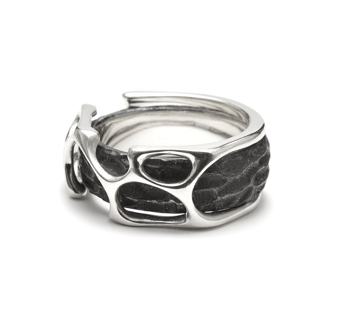 fusion - sterling silver combination ring - Avant Gardist