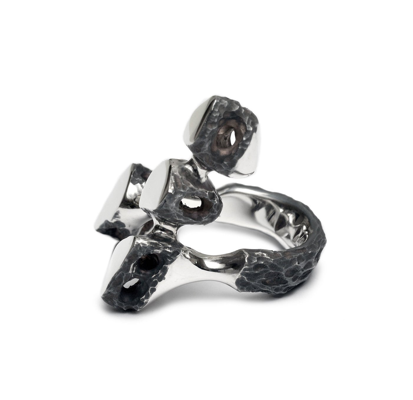 metamorphosis - sterling silver unique ring - Avant Gardist