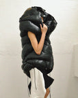 HOODED PUFFER VEST - Avant Gardist
