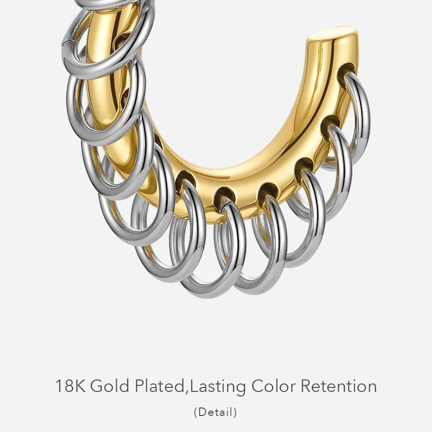 IVONOVI - Multiple Piercings Hoop Earring - Avant Gardist