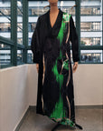 VOICE WITHOUT TRACE SILK PRINTS DRESS GOWN