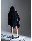 SOUNDWAVE FOIL PRINT LINEN SHIRT