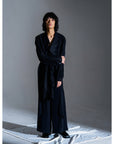 SOUNDWAVE FOIL PRINT LINEN SHIRT