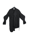 SOUNDWAVE FOIL PRINT LINEN SHIRT