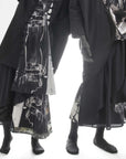 SOUND-WAVE PRINTS SKIRT