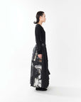 SOUND-WAVE PRINTS SKIRT