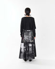 SOUND-WAVE PRINTS SKIRT