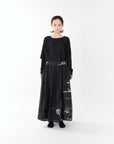 SOUND-WAVE PRINTS SKIRT